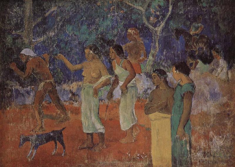 Paul Gauguin Tahiti oil painting image